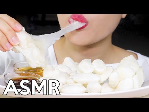 ASMR Air-Fried Rice Cake (Tteok&Kirimochi) 에어프라이떡 (떡국떡, 키리모찌) 먹방
