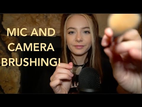 💥asmr! fast mic and camera brushing!💥