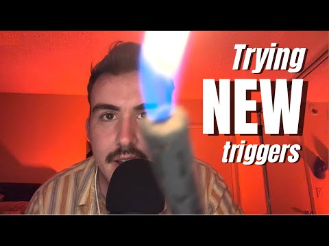 ASMR - Trying new triggers for my first time 🐝