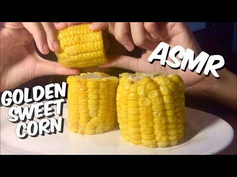 ASMR Golden Sweet Corn 🌽 (เสียงกรอบ) | ** Crunchy Sounds ** | Real sounds | MYNTP ASMR