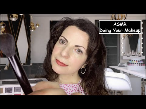 ASMR Roleplay Doing Your Makeup Romantic Spring Look (Personal Attention)