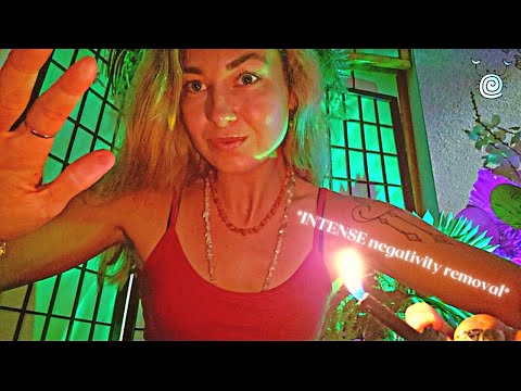 [Reiki ASMR] ~ 🔥INTENSE🔥 negativity removal | fast energy clearing