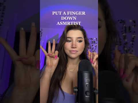 Put A Finger Down ASMR!