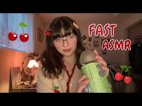 ASMR | Fast Paced ASMR Triggers For People With Short Attention Spans (Mouth Sounds, Tapping, More)