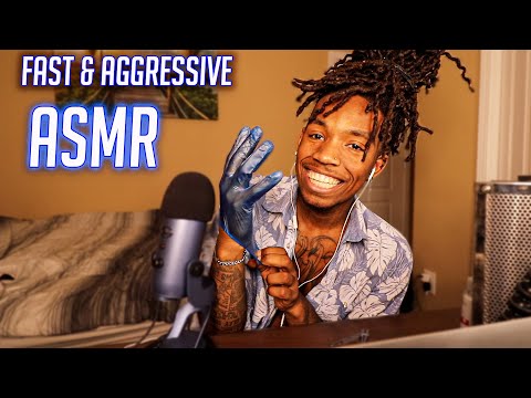 ASMR EYE EXAM DOCTOR ROLE PLAY FAST AND AGGRESSIVE Latex Gloves, Writing Sounds Binaural Whispering