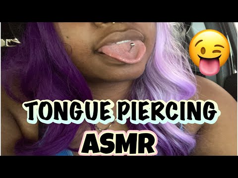 ASMR Playing With Tongue Piercing
