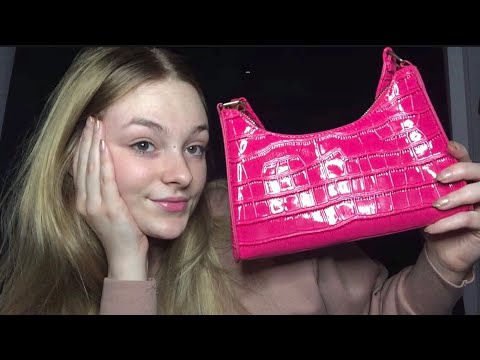 ASMR: 5 mins of PINK💕 Triggers! (Tapping, Scratching…)