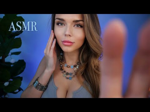 ASMR | Mirrored Touching with Soft Ear-to-Ear Whispers 😌 (SO relaxing)