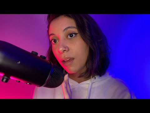 ASMR Ear to Ear Breathy & Sensitive Whispering w/ Subtle Mouth Sounds