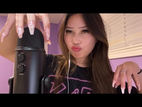 ★ catch up w me feat. BLUE YETI [asmr tapping, scratching, whispering]