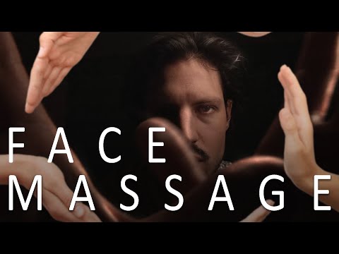[ASMR] Face Massage 💆🏻‍♂️  | Lotion Sounds | Face Touching | Flutters