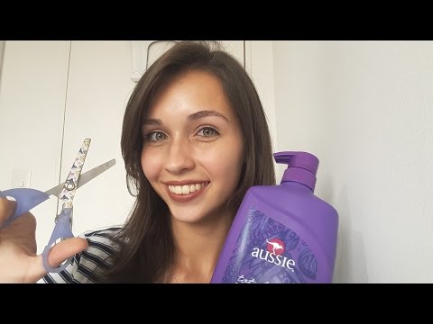 ASMR: The Most Relaxing Haircut Ever -WHISPERS, SCISSORS, WATER(Binaural)