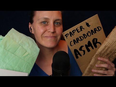 ASMR | Crispy Crinkly Paper & Cardboard Sounds