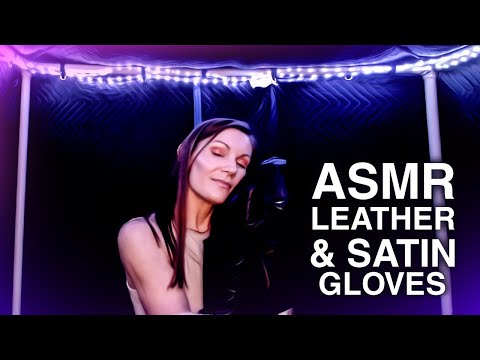ASMR Leather Jacket, Leather Gloves, Satin Gloves & More!