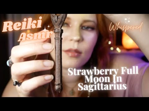 ✨🍓♐Reiki ASMR| Strawberry Moon in Sagittarius~ Stepping into the Dawn