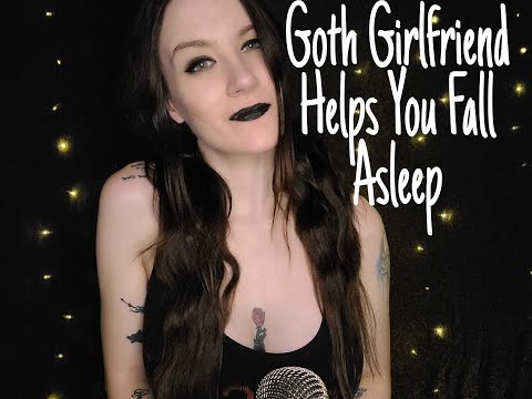 ASMR Roleplay: Goth Girlfriend Helps You Fall Asleep