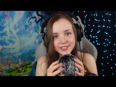 ASMR - Fluffy mic petting and Positive affirmations