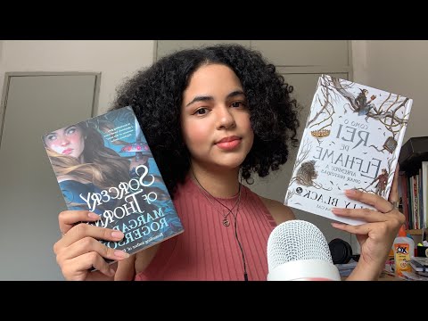 ASMR book triggers 📚 (tapping, scratching, tracing, page turning, reading to you)