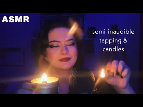 asmr: semi inaudível, tapping e velas fleming ✨