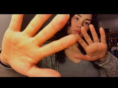 ASMR HAND SOUNDS, HAND MOVEMENTS, MOUTH SOUNDS (No talking after intro)