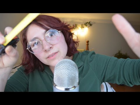 ASMR Artist Measures You (Writing Sounds & Inaudible Whispers)