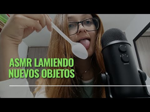 Asmr Colombiano | Nuevo video lamiendo objetos en 10 minutos 🤭👅