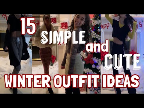 ❄️✨15 CUTE and SIMPLE Winter OUTFIT Ideas✨❄️ || 2020-2021 ||