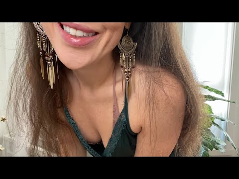 watching your fairy godmother get ready for the day | Hair Brushing + Styling,  Applying Lotion ASMR