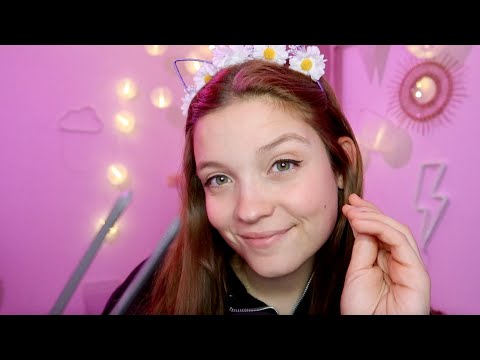 ASMR | Plucking Away Your Negative Energy (+positive affirmations)