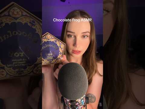 It’s more like 11 or 12 years old… #asmr #asmrtapping #shortsvideo #chocolatefrog #harrypotter