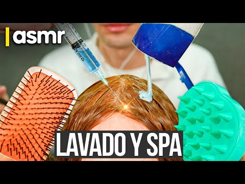 ASMR atención personal spa de cabello ASMR español
