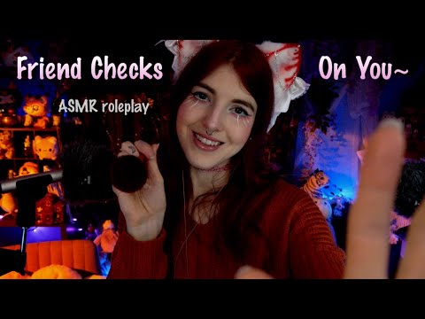 ASMR | Friend Checks On You~ De-stress from Holidaze | personal attention focused roleplay