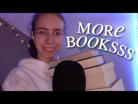 [ASMR] Whispered Book-Haul: this year's best books (so far) 📘✨ (book sounds)