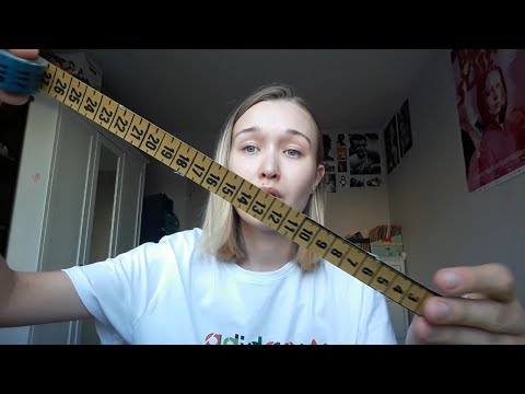 ASMR Face & Body Measurement📏 (for no reason at all!)