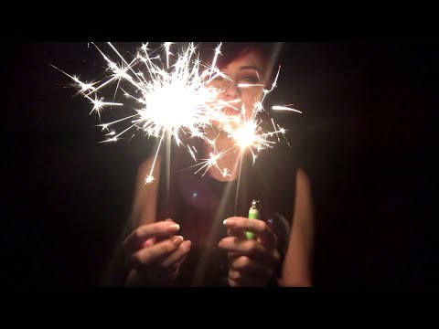 ASMR | 🎇Sparklers (Happy Fourth of July!)🎇 | No Talking