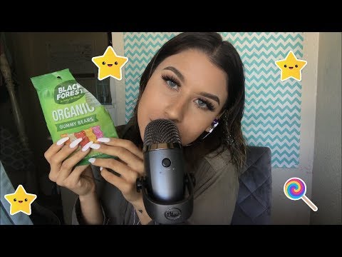 ASMR whispers and chewing sounds GUARANTEED TINGLES