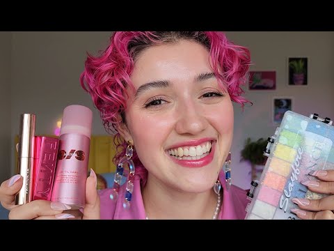 ASMR GRWM for Pride 🌈💖 (makeup, jewelry, tapping, chatty haul)