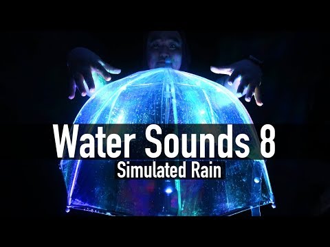 [ASMR] Water Sounds 8 | Simulated Rain | Umbrella 💦☂️