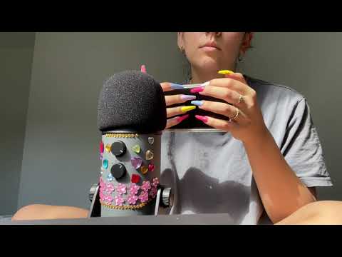 ASMR Phone & iPhone case tapping with long nails | Minimal whispering