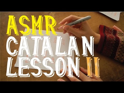 ASMR Catalan Lesson in English Part 2 | Whispering | NATIONAL DAY OF CATALONIA