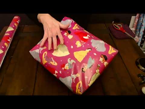 ASMR | Crinkly Christmas Present Gift Wrapping 2023 Part III (Some Whispering)