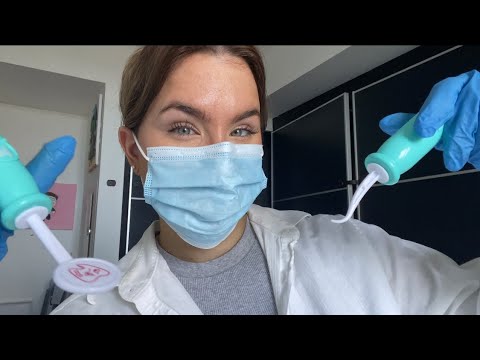 ASMR Dentist Roleplay | Light triggers, picking and examining your teeth