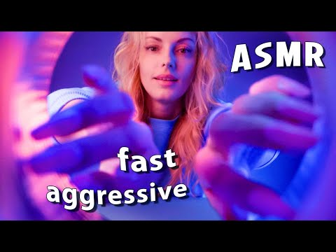 ASMR Fast Aggressive Blow Your Mind Triggers Nail Scratching Tapping Chaotic ASMR