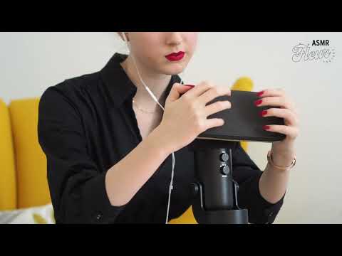 ASMR tapping on leather