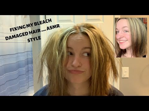 [ASMR] Hair Treatment For My Dry Hair