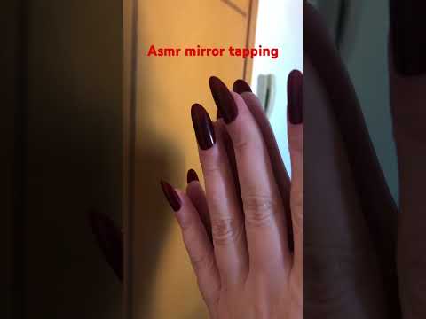 Asmr mirror tapping #asmr #asmrlofi #tapping #mirrortapping
