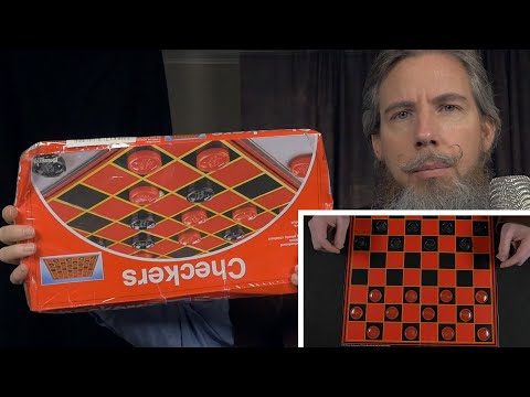 Ultimate Checkers ASMR - Unboxing, Tutorial, and........(wait for it)........ CHECKERS NOISES!!!!!!!