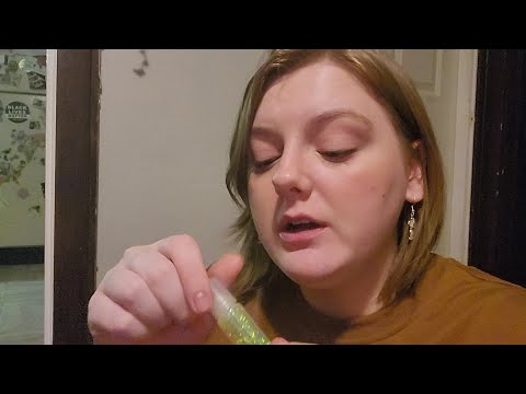 ASMR- Lipstick Application (Trying On ALL my Lipstick) Mouth Sounds and Rambling