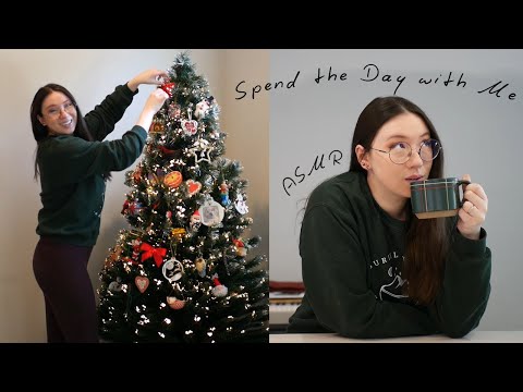 ASMR Vlog 🎄 Spend the Day With Me! 🎄 Soft Spoken Christmas Decorating