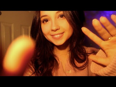 ASMR Face Tracing and Rambling About My Life (CLOSE, PERSONAL ATTENTION, WHISPERED)